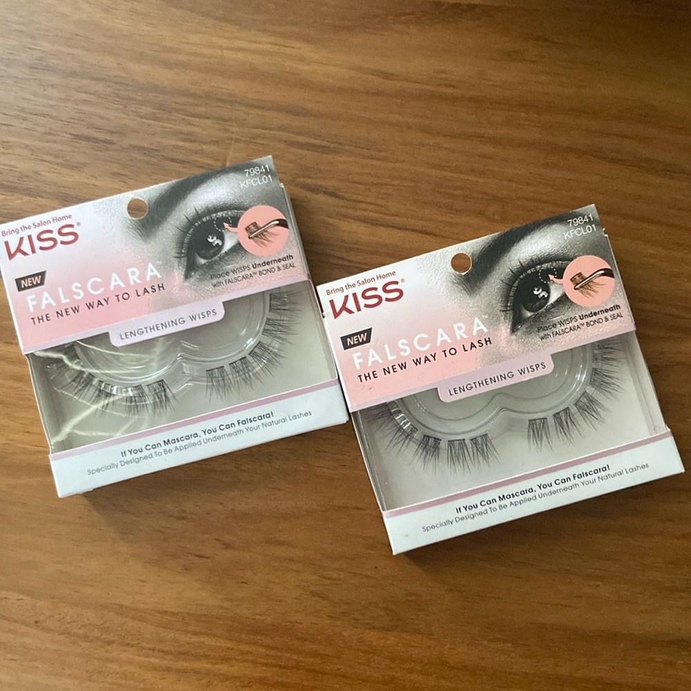 Two Kiss Falscara lengthening wisps - two boxes!